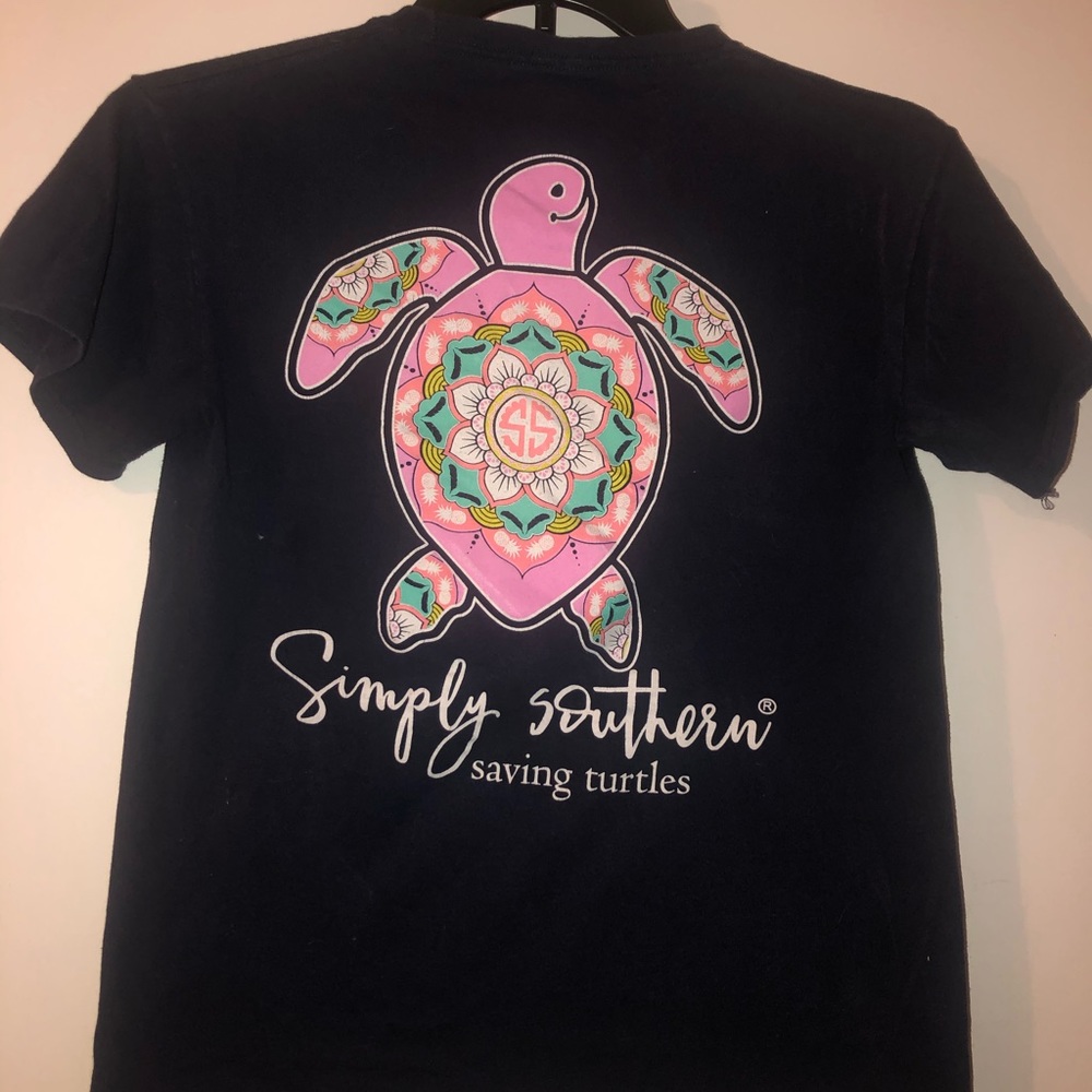 Simply Southern saving turtles t shirt